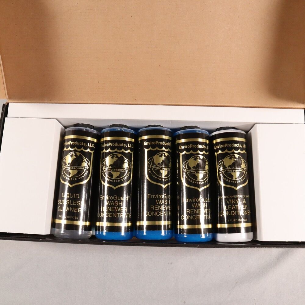 Enviroshield Car Care - 3 Enviroguard Concentrate 1Cleaner 1 Leather Conditioner